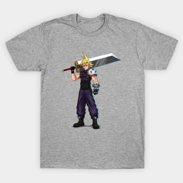 Cloud Strife T-Shirt by zlinx